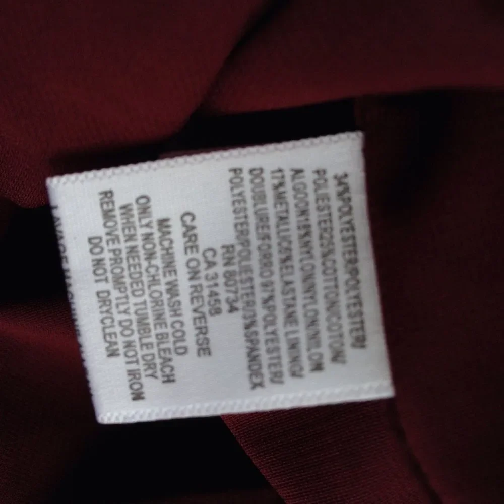 BCBGMAXAZRIA Plum Burgundy Strapless Ruched Cocktail Mini Dress | M 8–10